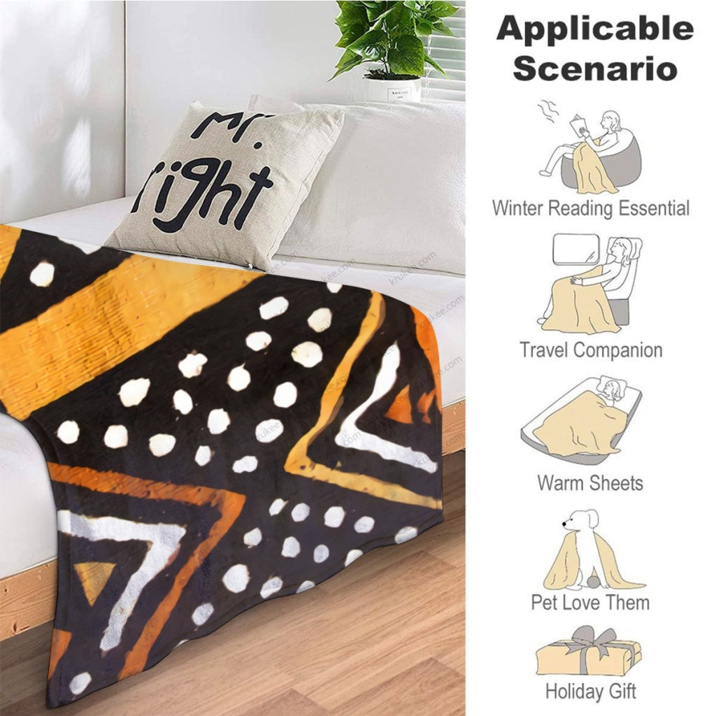 African Artwork Apron - Culture 2 Fleece Blanket