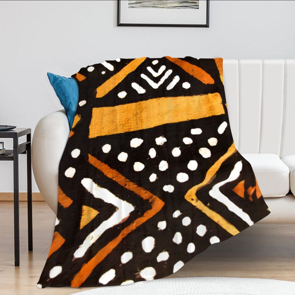 African Artwork Apron - Culture 2 Fleece Blanket