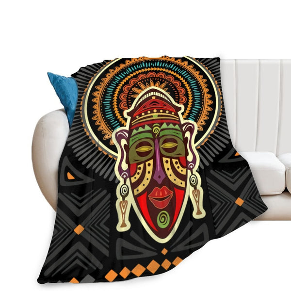African Artwork Apron - Culture 28 Fleece Blanket White / 40X50 Inch