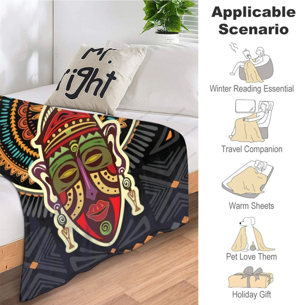 African Artwork Apron - Culture 28 Fleece Blanket