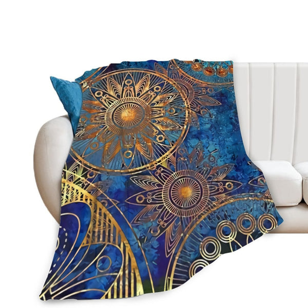 African Artwork Apron - Culture 4 Fleece Blanket White / 40X50 Inch
