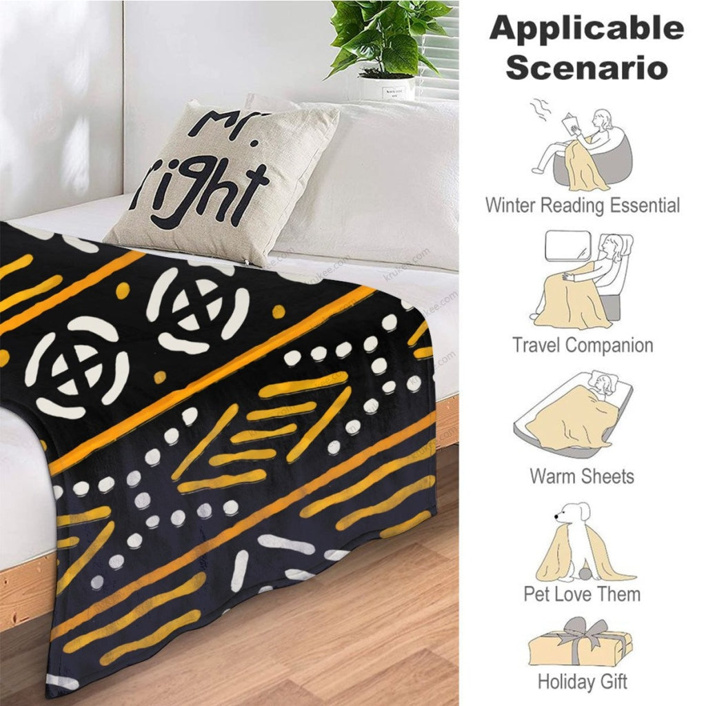 African Artwork Apron - Culture 5Fleece Blanket