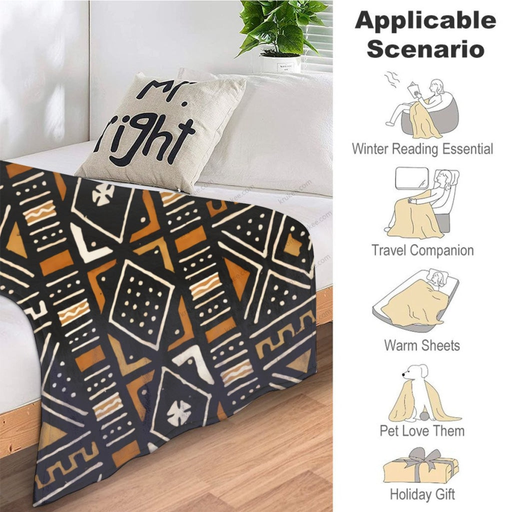 African Artwork Apron - Culturefleece Blanket