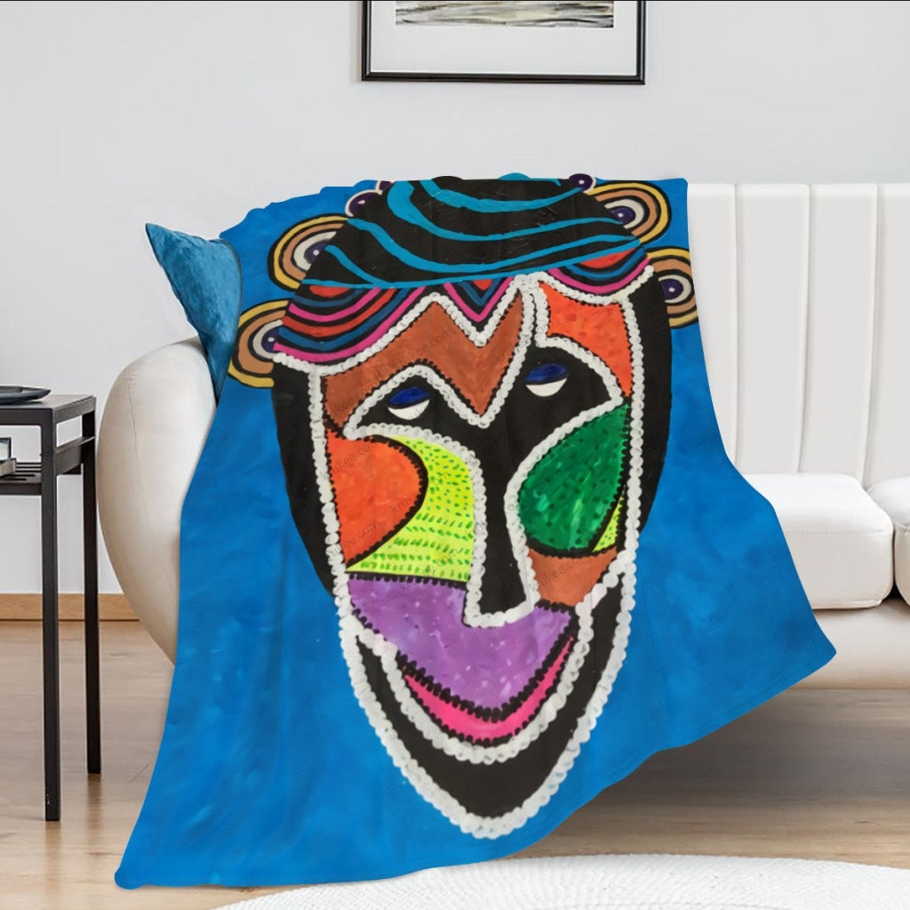 African Artwork Apron - Culture 9 Fleece Blanket