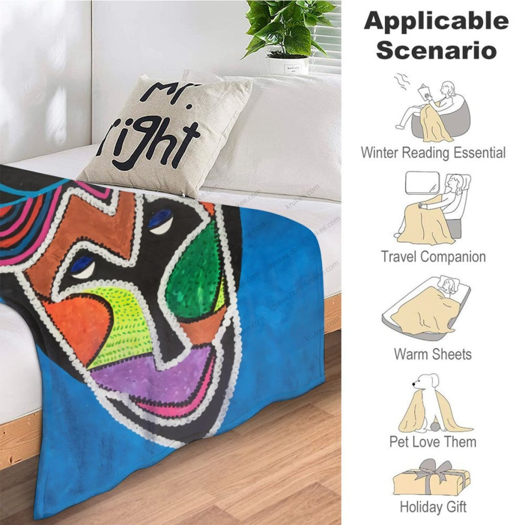 African Artwork Apron - Culture 9 Fleece Blanket