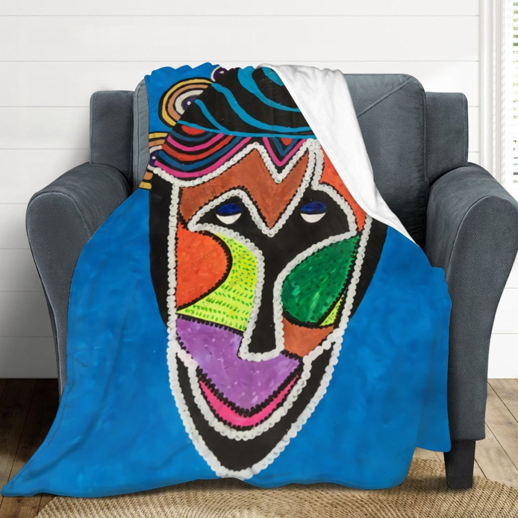 African Artwork Apron - Culture 9 Fleece Blanket