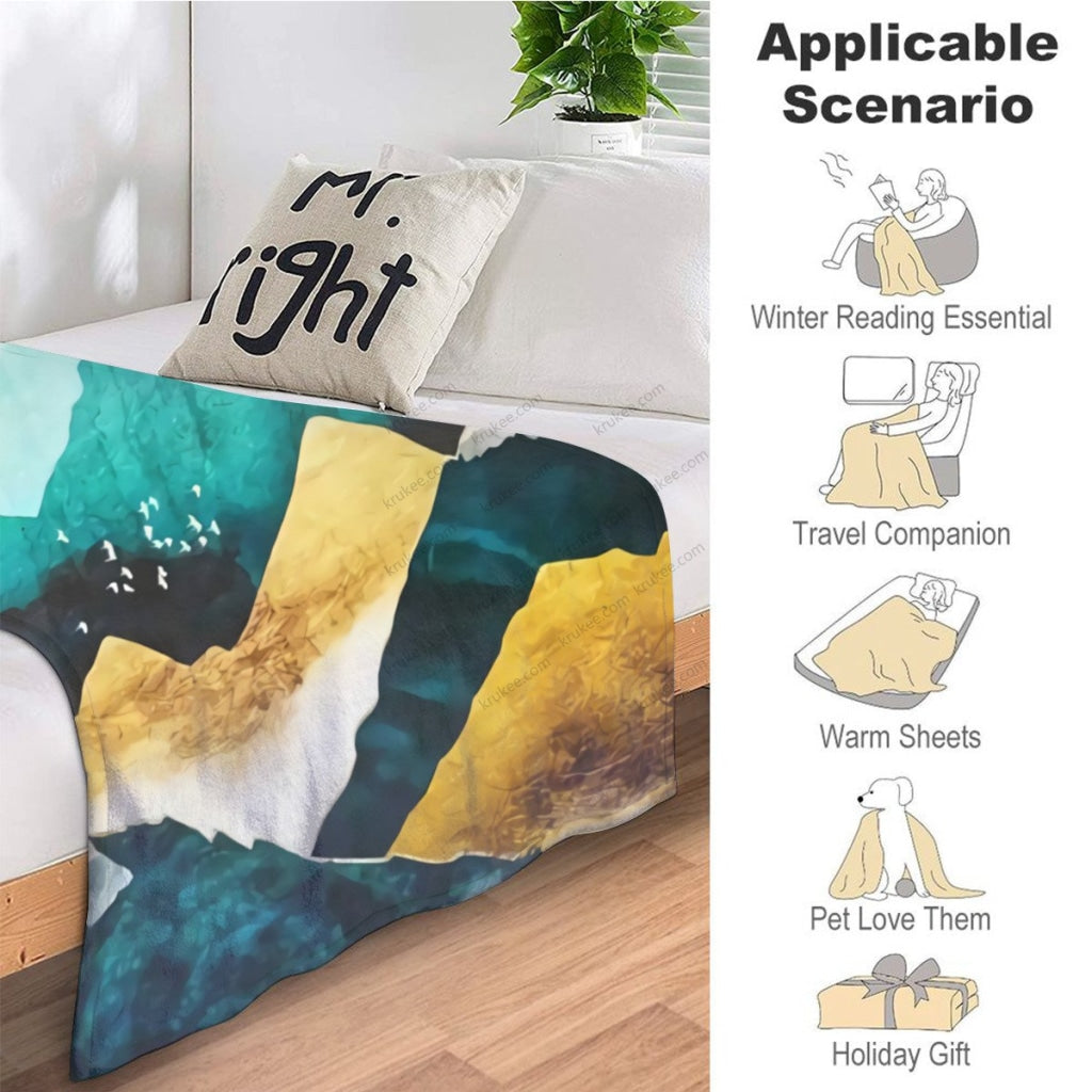 African Artwork Apron - Far Hillfleece Blanket
