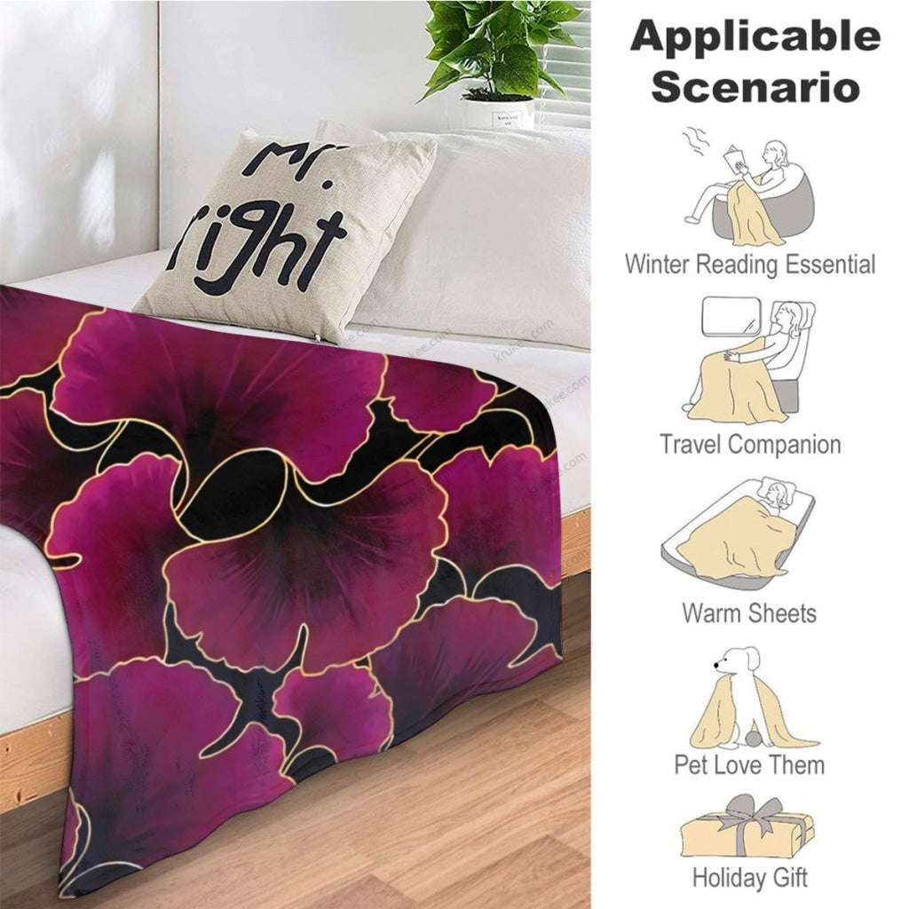African Artwork Apron - Ginko 2Fleece Blanket