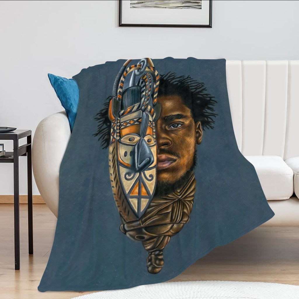 African Artwork Apron - Hefleece Blanket