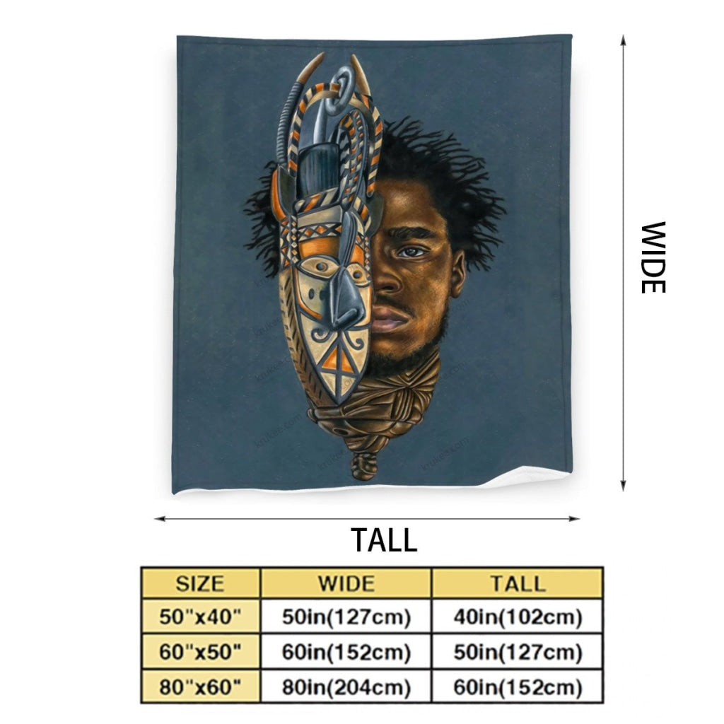 African Artwork Apron - Hefleece Blanket