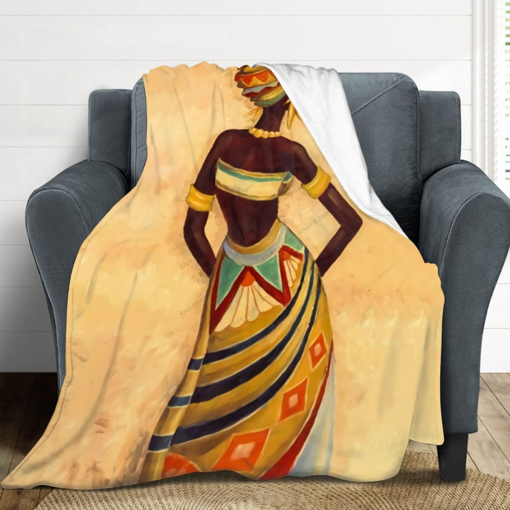 African Artwork Apron - Hope Fleece Blanket