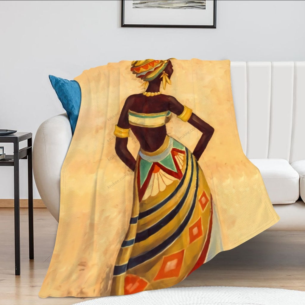 African Artwork Apron - Hope Fleece Blanket