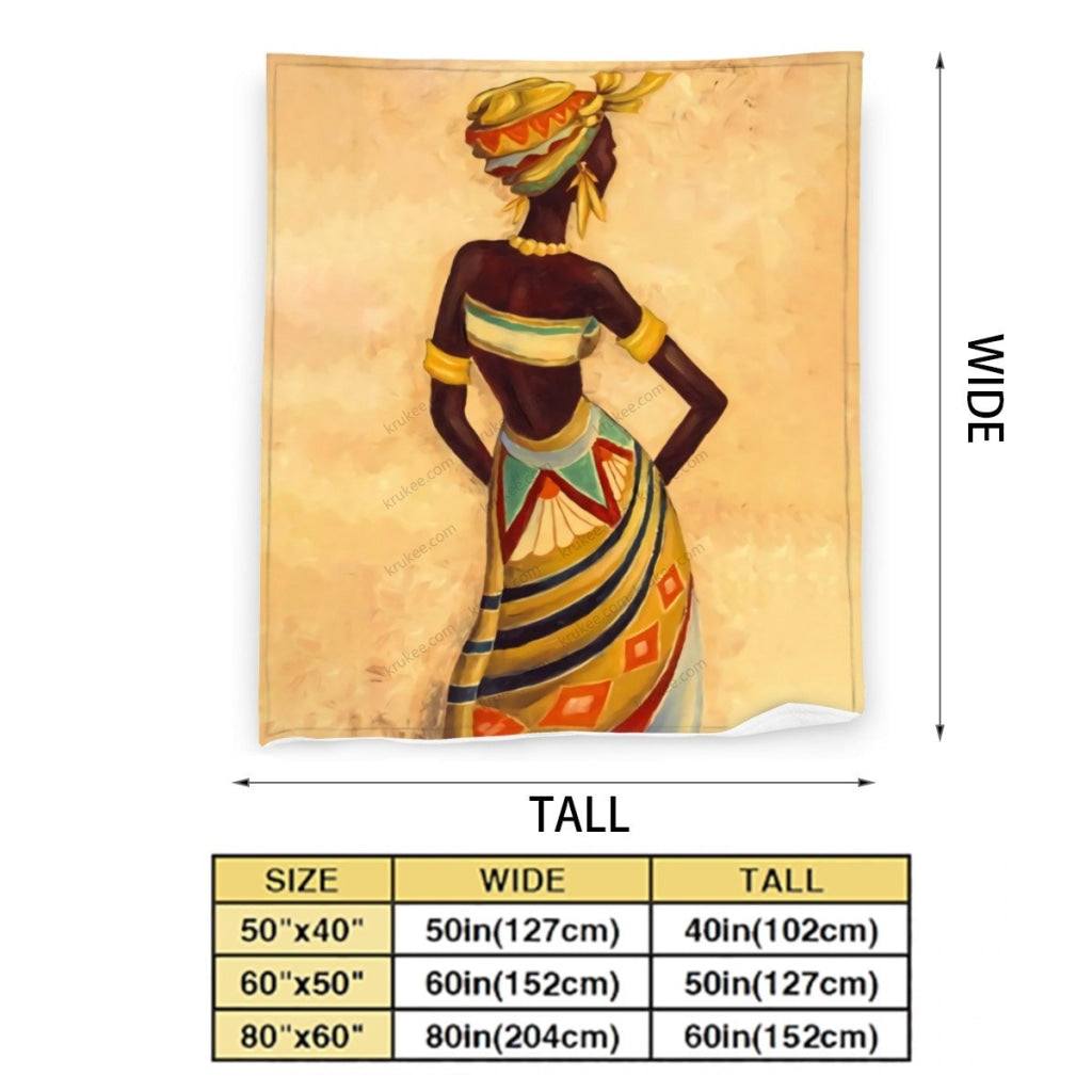 African Artwork Apron - Hope Fleece Blanket