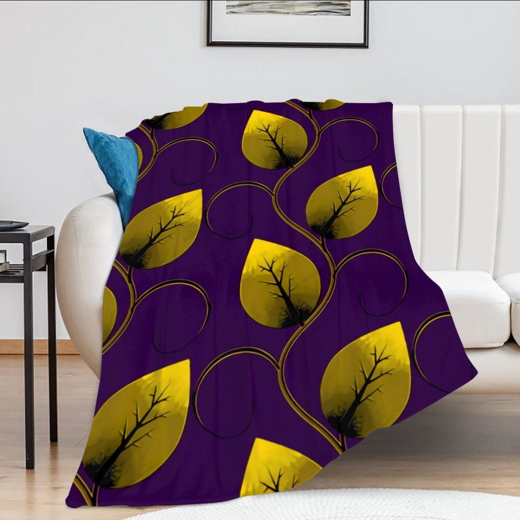 African Artwork Apron - Leaffleece Blanket