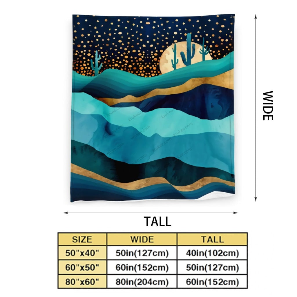 African Artwork Apron - Moonlightfleece Blanket