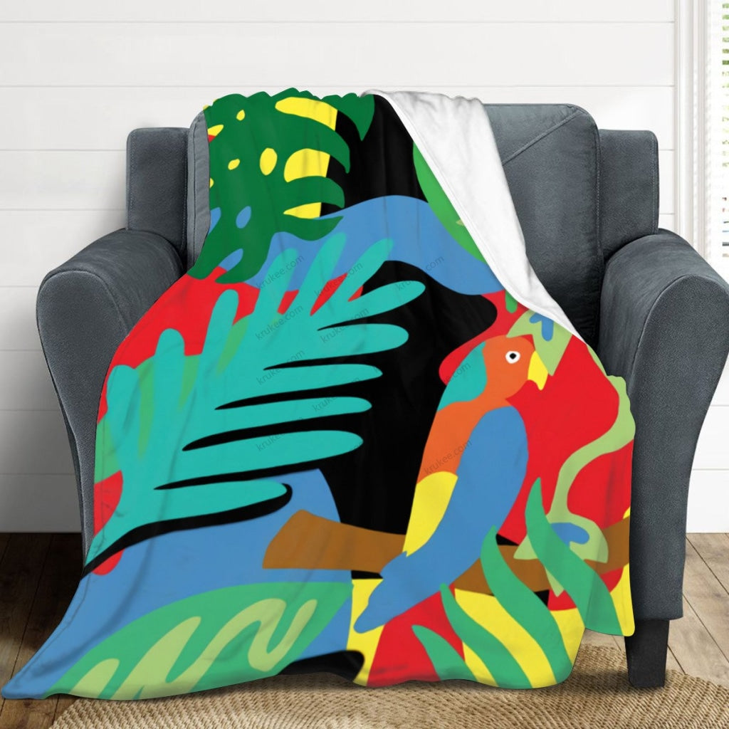African Artwork Apron - Morningfleece Blanket