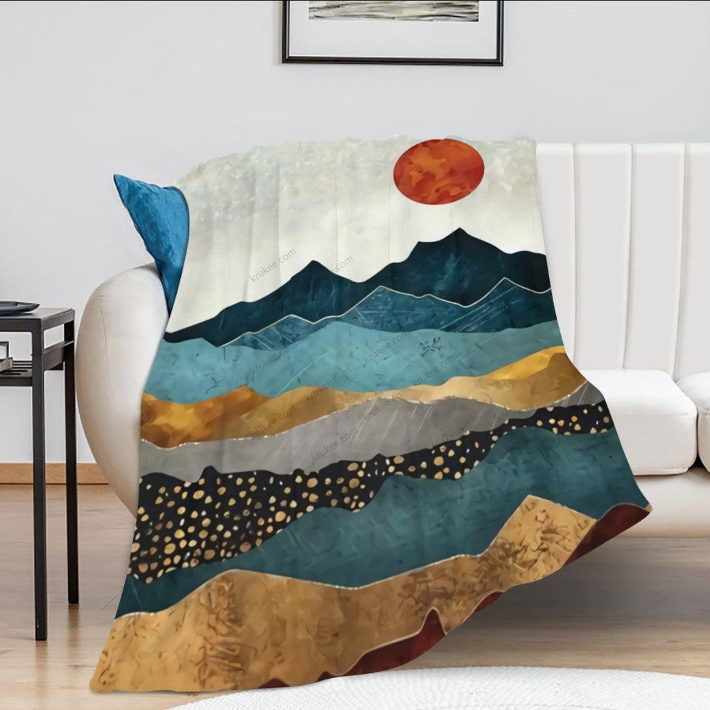 African Artwork Apron - Sunfleece Blanket