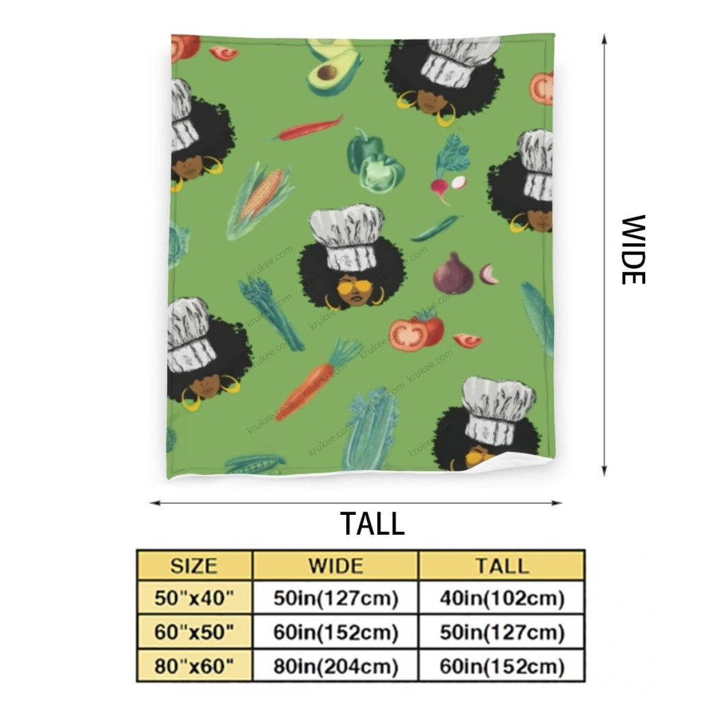 African Artwork Apron - Vegafleece Blanket