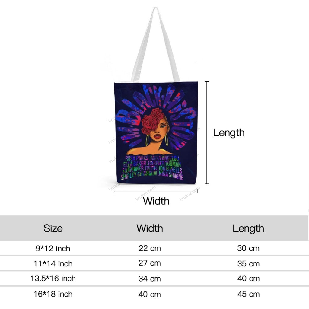 African Artwork Apron - Angelou Natural Linen Tote Bag