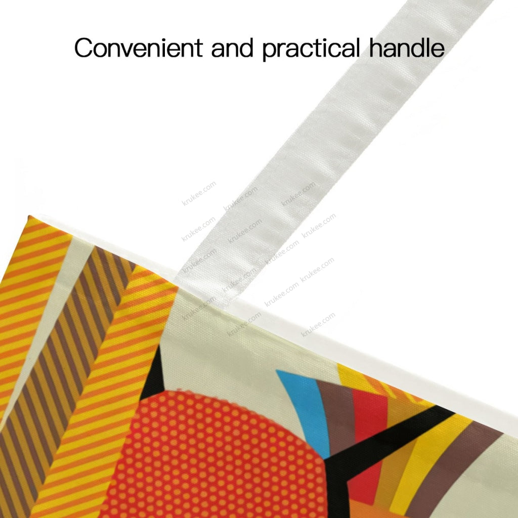 African Artwork Apron - Egypt 2 Natural Linen Tote Bag