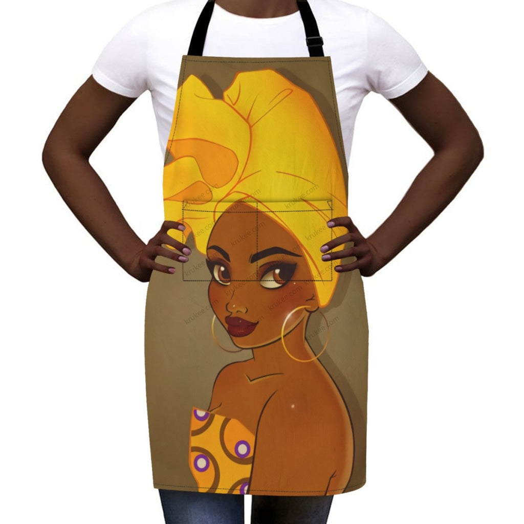 African Culture Art Print Apron