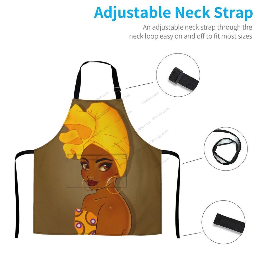 African Culture Art Print Apron