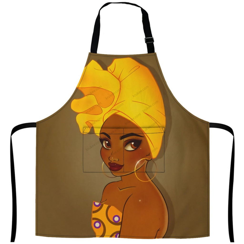 African Culture Art Print Apron