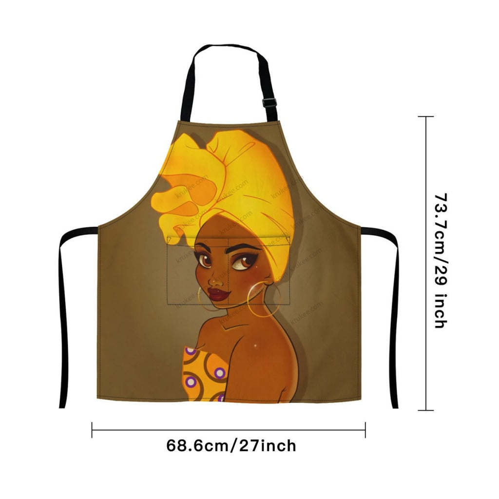 African Culture Art Print Apron