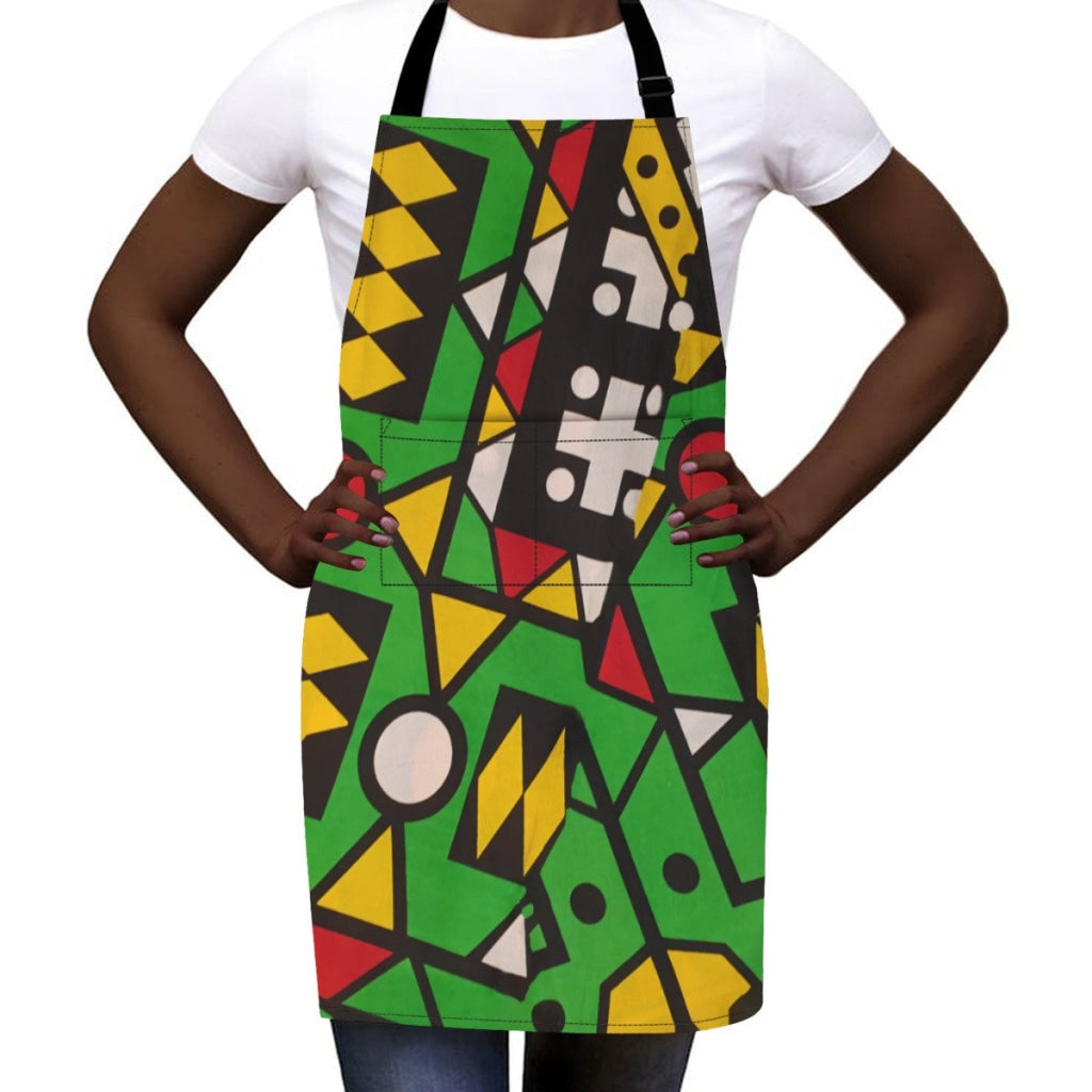 African Culture Art Apron - Colors Aprons