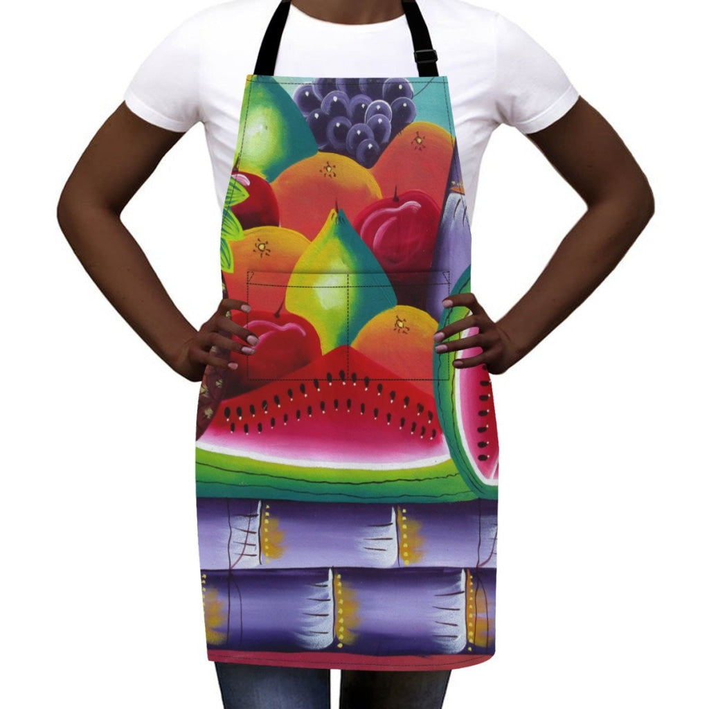 African Culture Art Apron - Fruits 11 Aprons