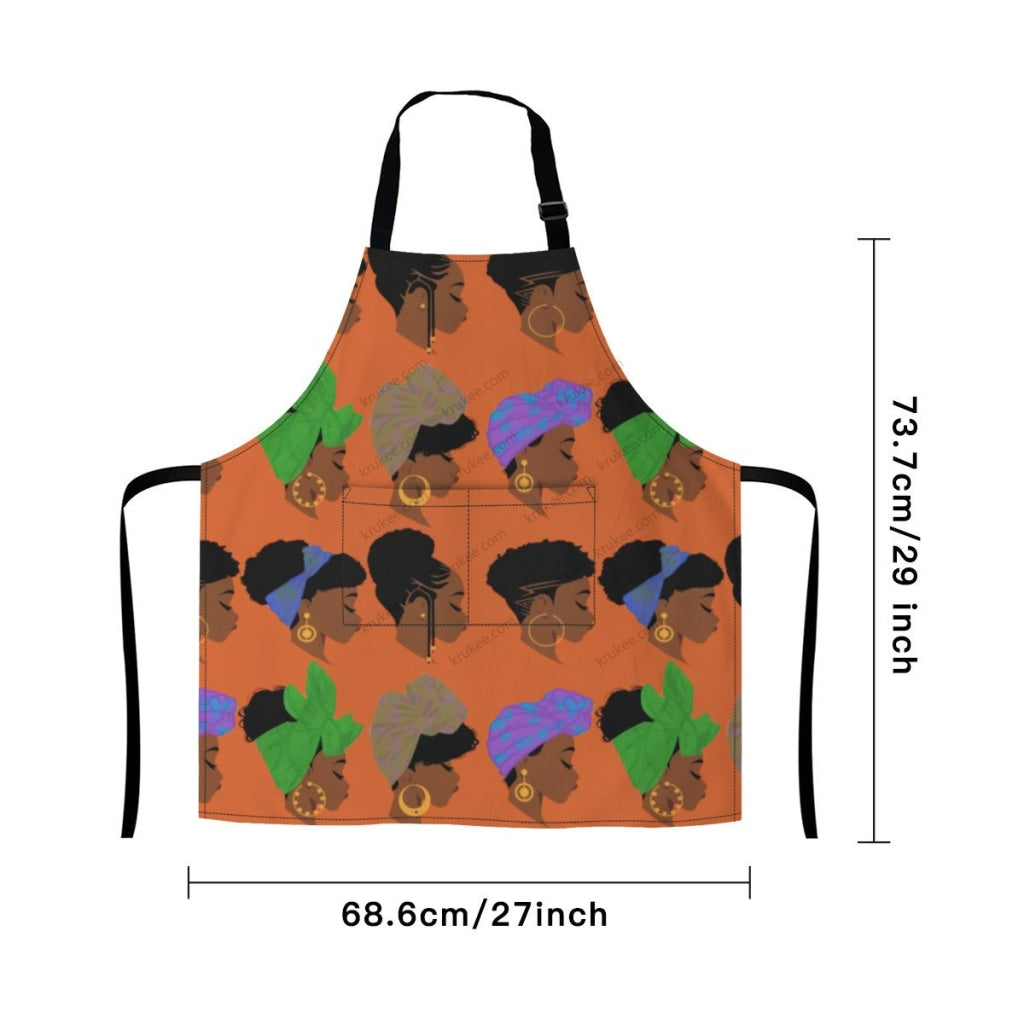 African Culture Art Print Apron