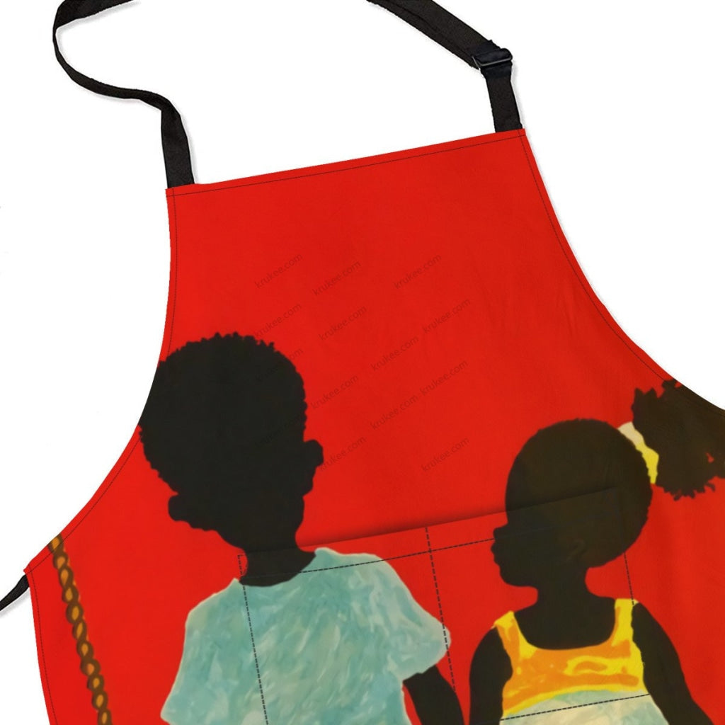 African Culture Art Print Apron