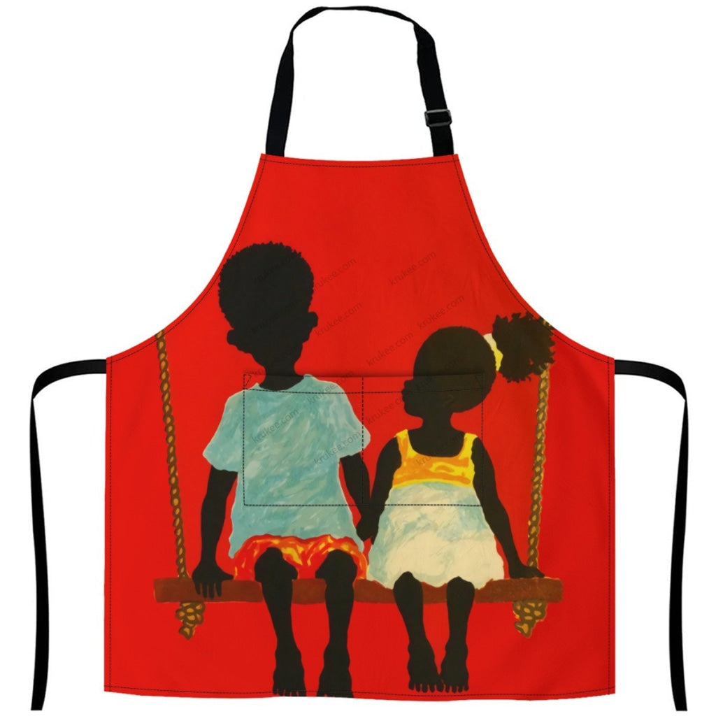 African Culture Art Print Apron