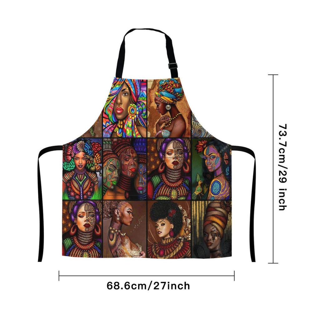 African Culture Art Apron