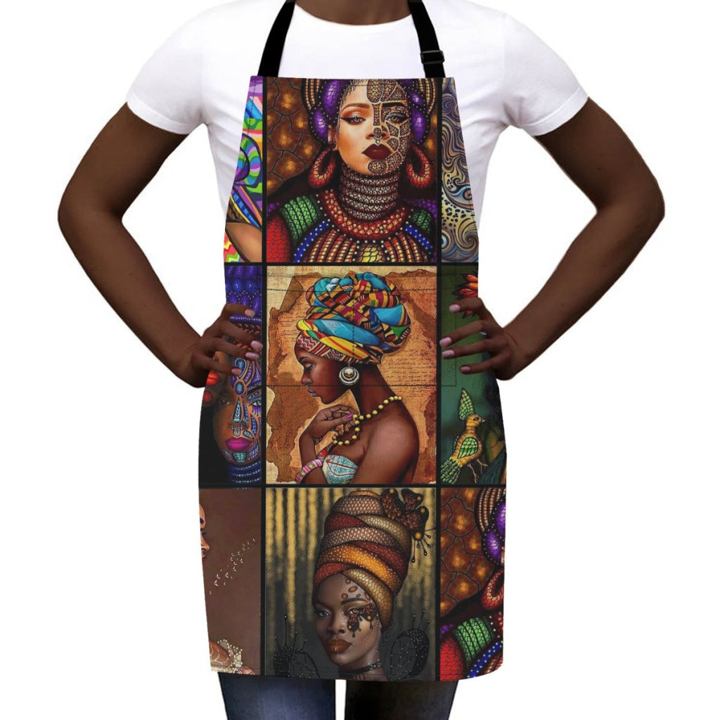 African Culture Art Apron
