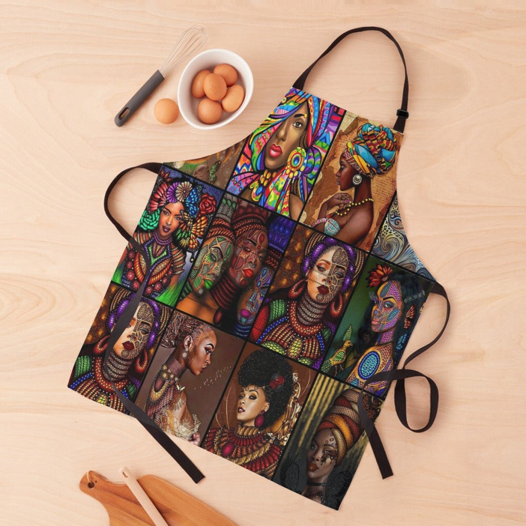 African Culture Art Apron