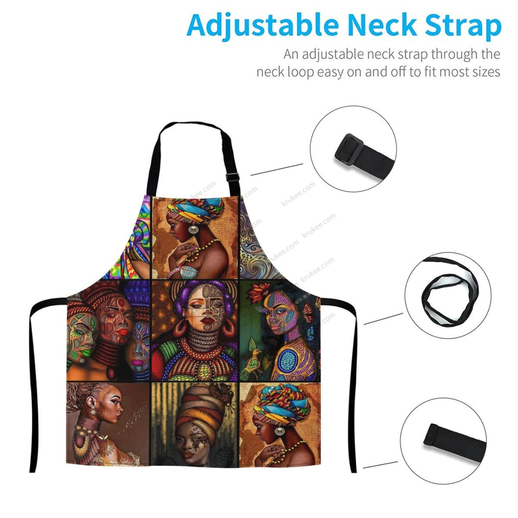 African Culture Art Apron