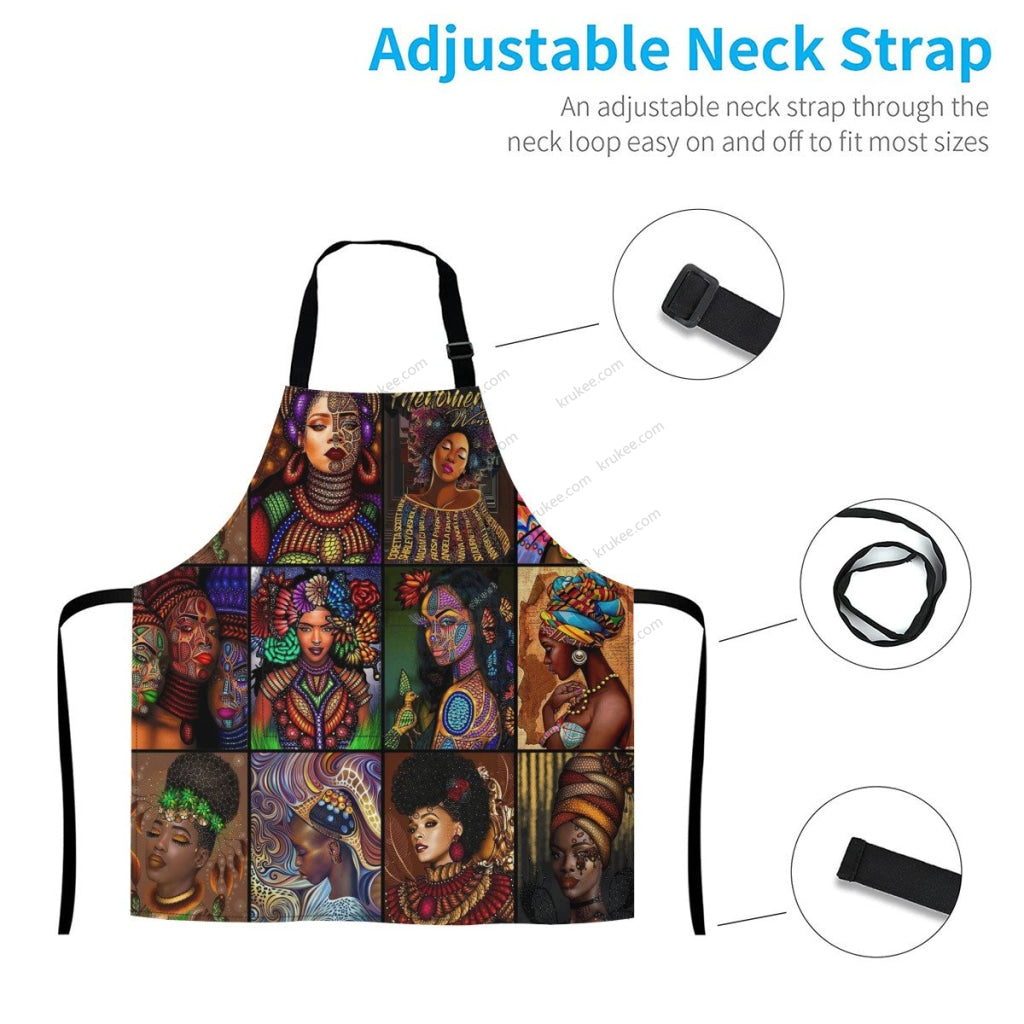 African Culture Art Apron