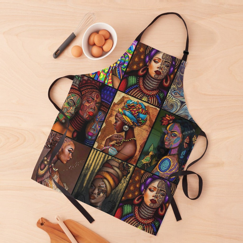 African Culture Art Apron