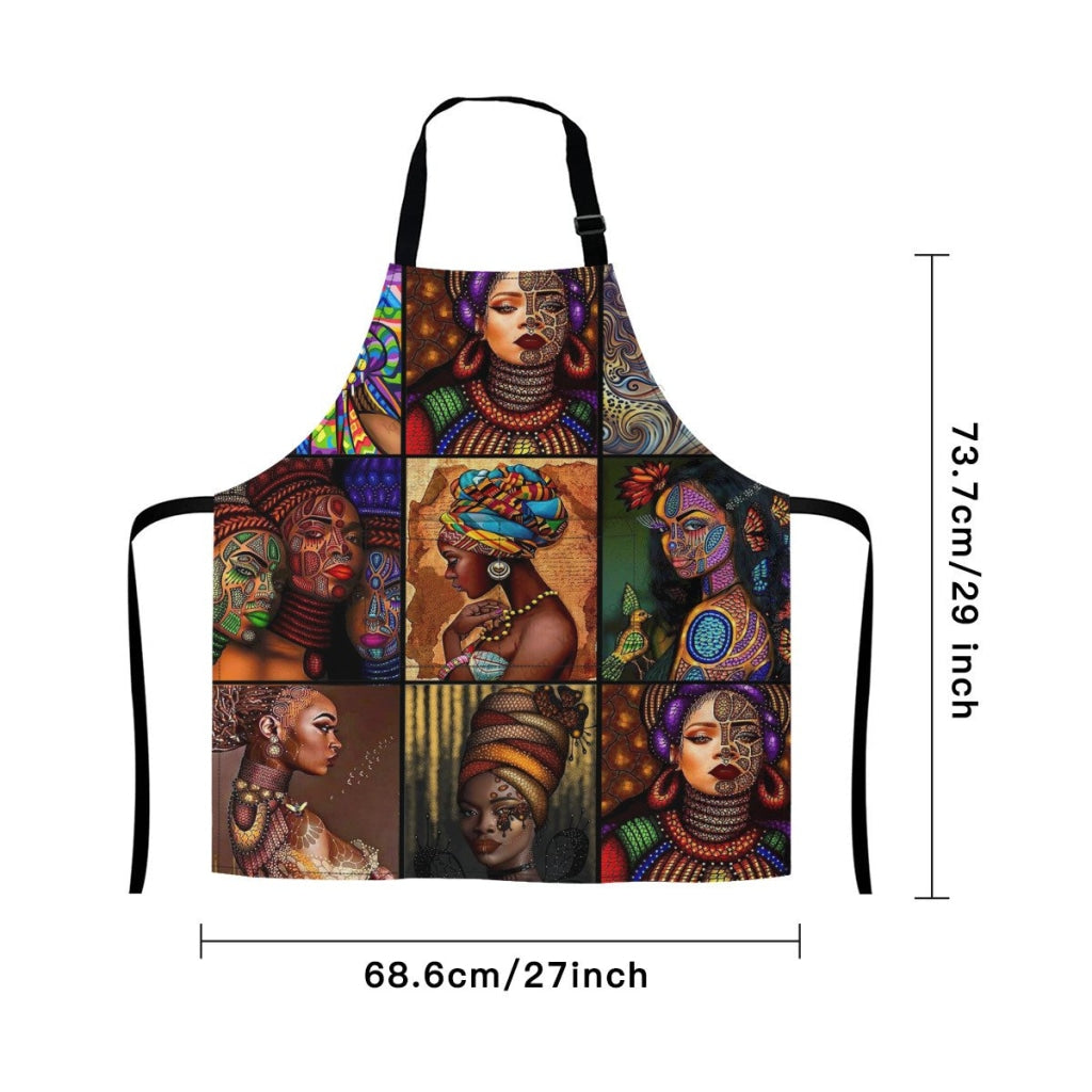 African Culture Art Apron