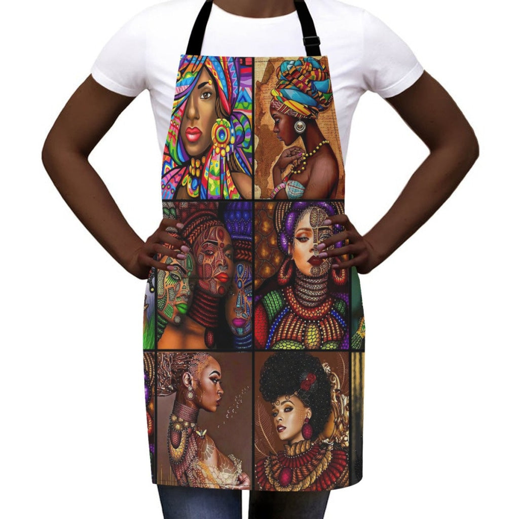African Culture Art Apron