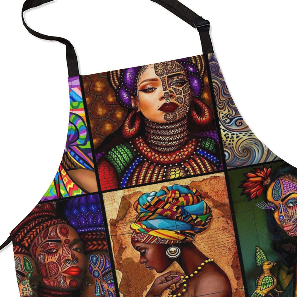 African Culture Art Apron