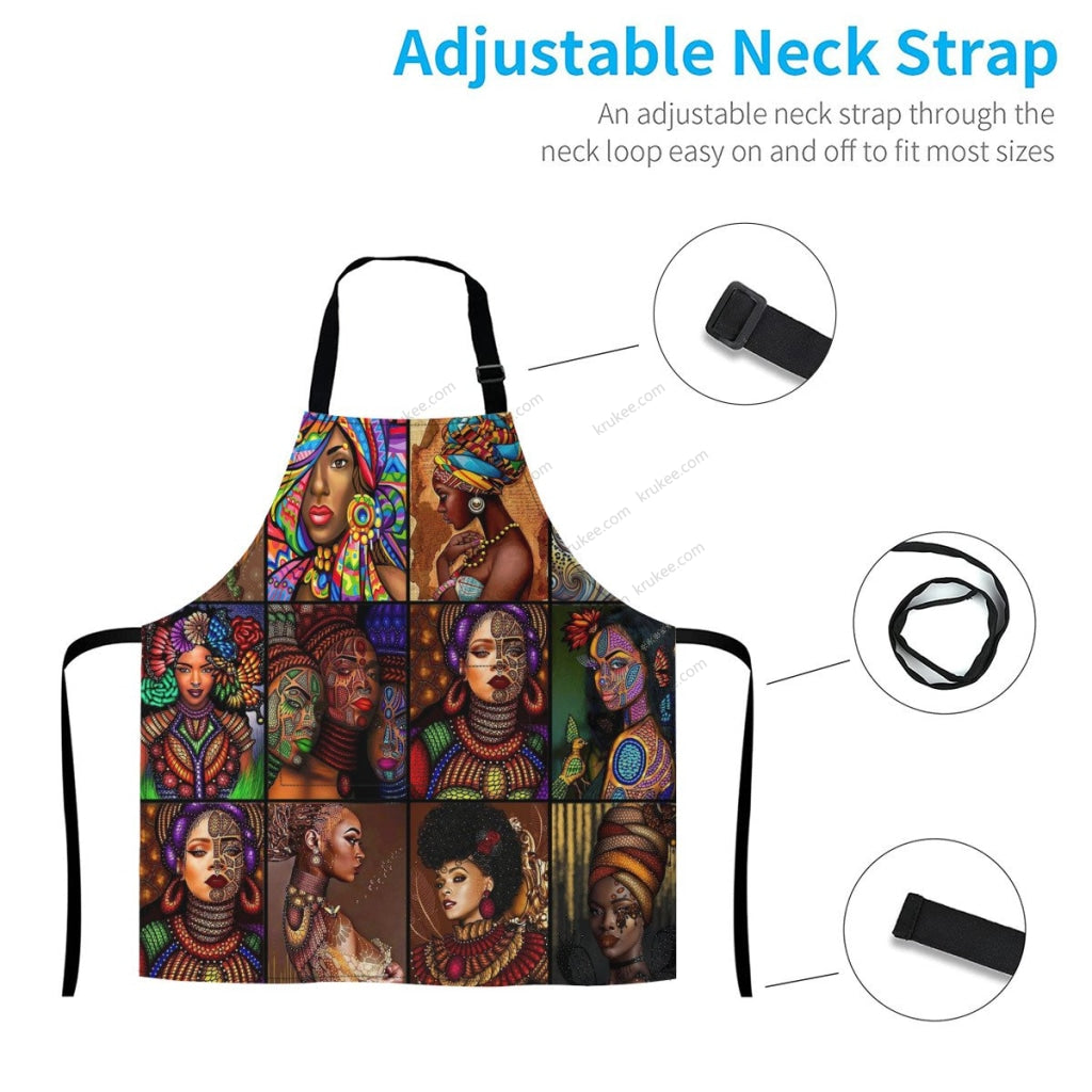 African Culture Art Apron