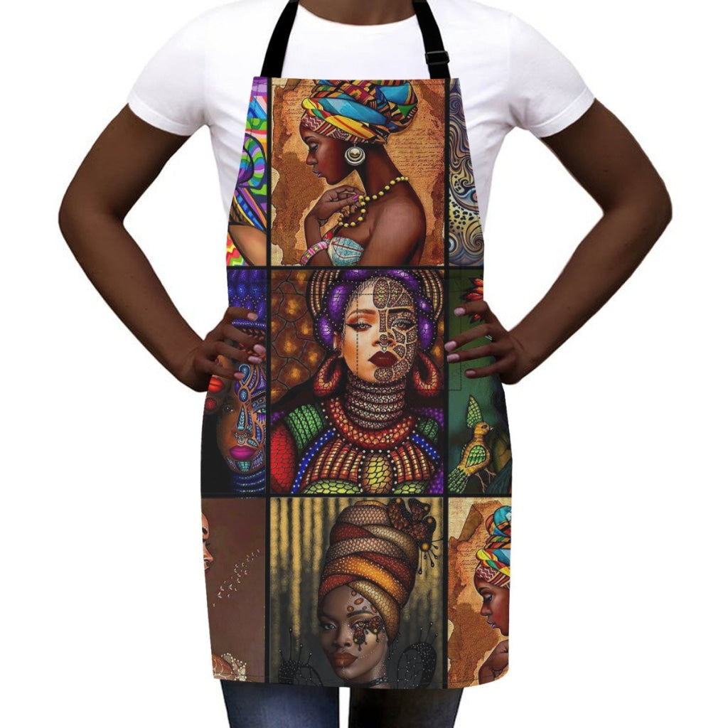 African Culture Art Apron