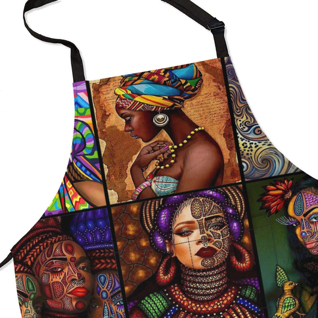 African Culture Art Apron