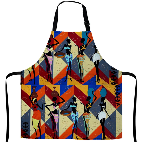African Culture Art Apron