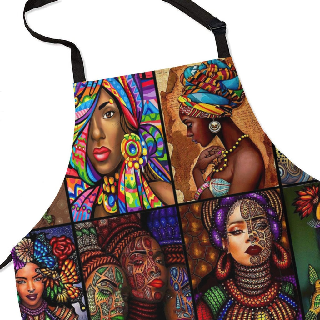African Culture Art Apron