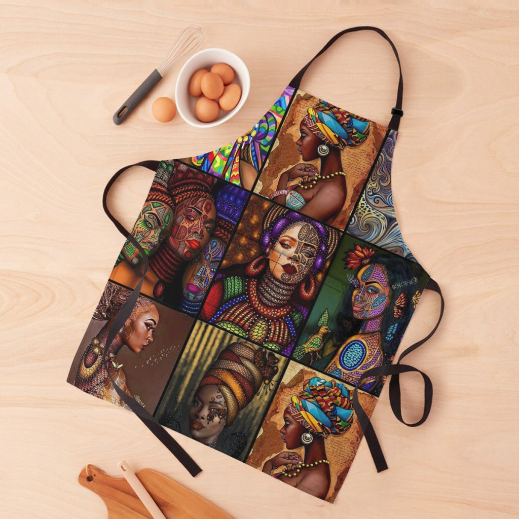 African Culture Art Apron
