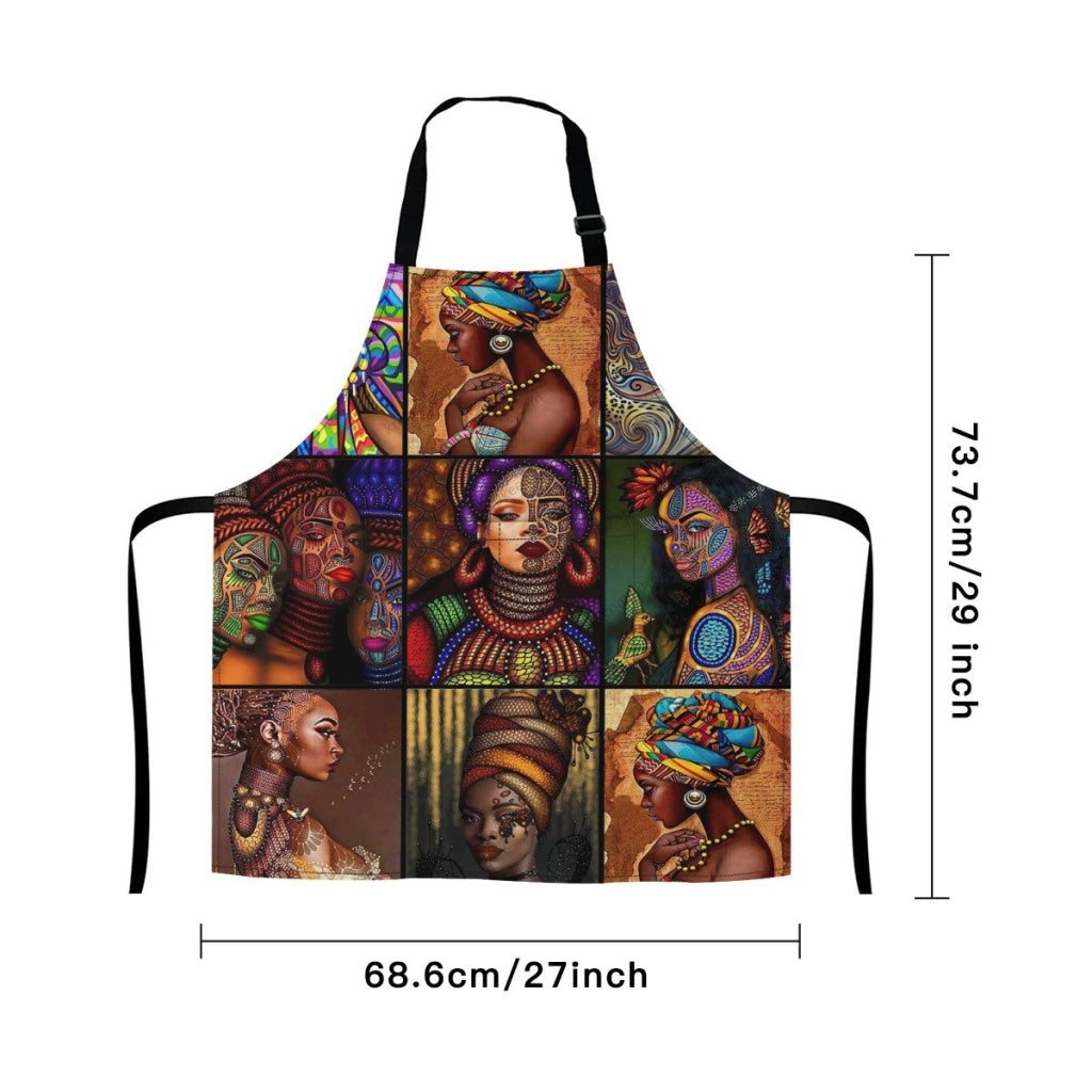 African Culture Art Apron