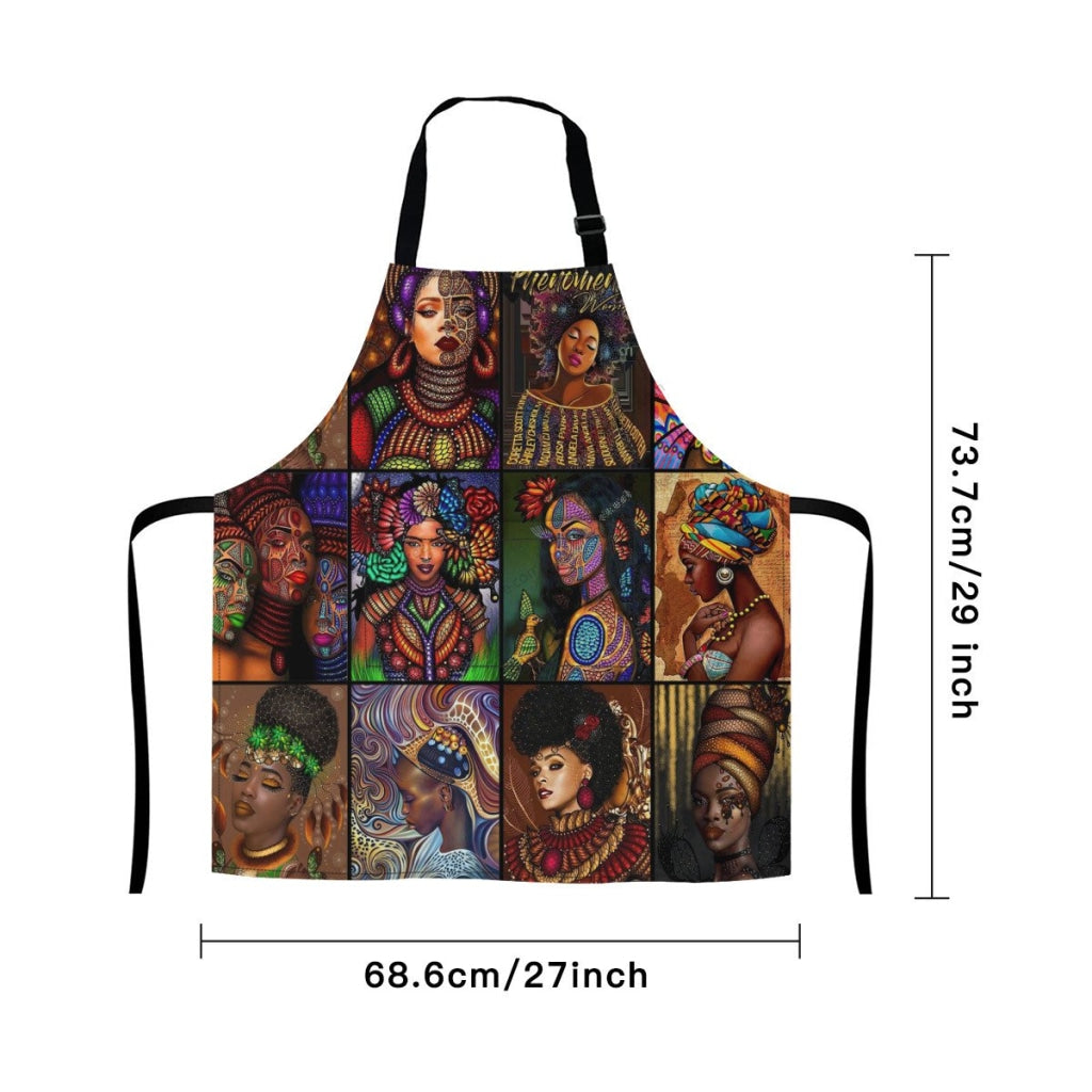 African Culture Art Apron